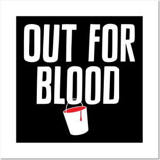 Out for Blood logo Posters and Art